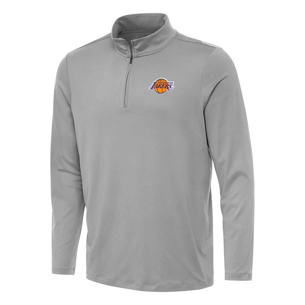 Gray Los Angeles Lakers Antigua Reprocess Quarter-Zip Top | NBA