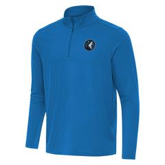 Blue Minnesota Timberwolves Antigua Intent Quarter-Zip Top | NBA