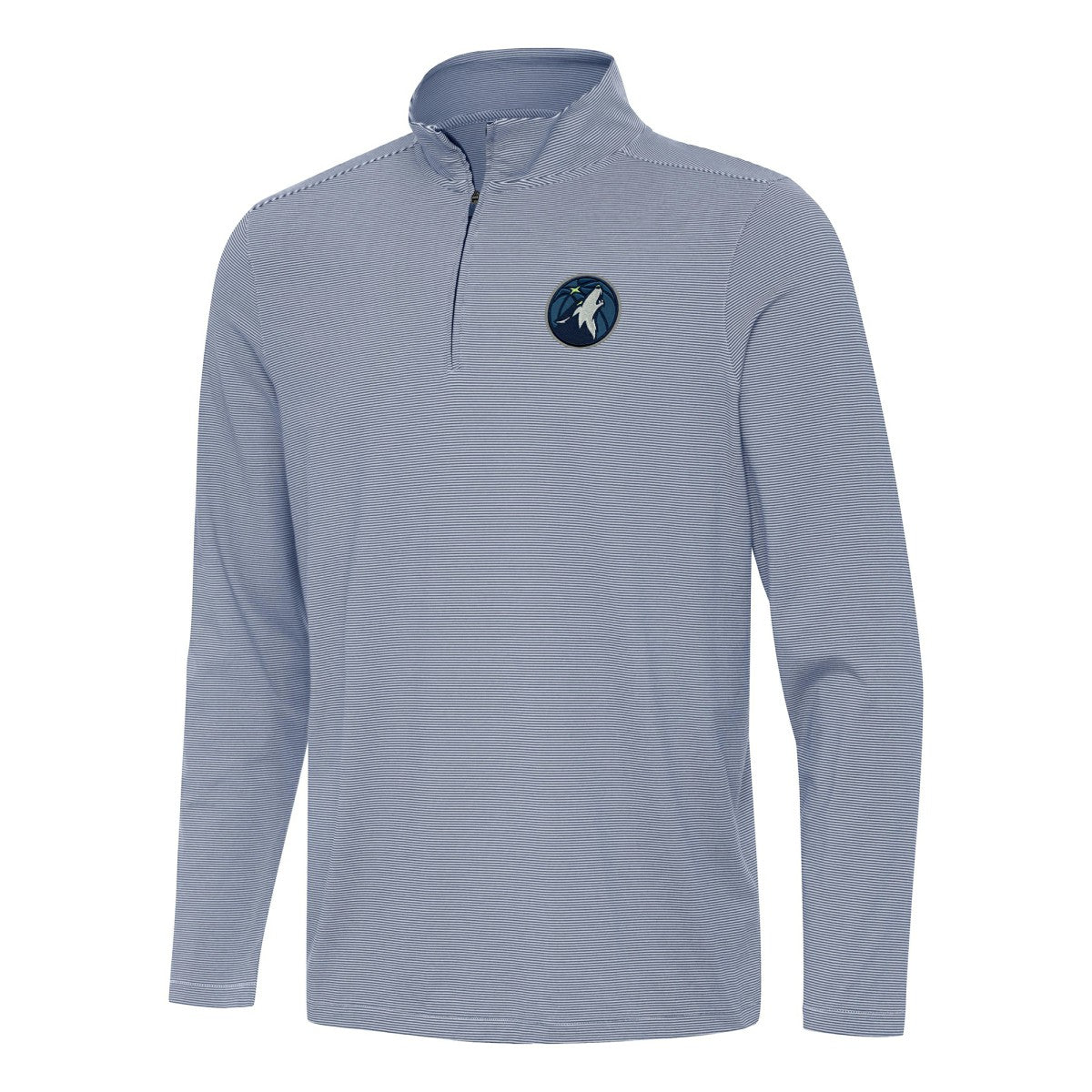 Navy Minnesota Timberwolves Antigua Twine Quarter-Zip Top | NBA