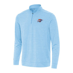 Light Blue Oklahoma City Thunder Antigua Bright Quarter-Zip Top | NBA