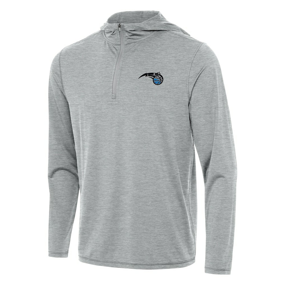Heather Gray Orlando Magic Antigua Tidy Quarter-Zip Hoodie sale | NBA