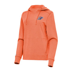 Heather Orange Oklahoma City Thunder Antigua Women's Justice Pullover Hoodie | NBA
