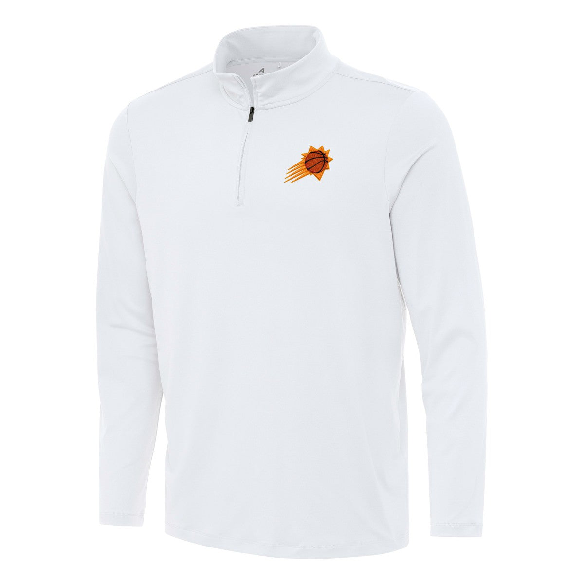 White Phoenix Suns Antigua Reprocess Quarter-Zip Top | NBA