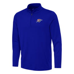 Blue Oklahoma City Thunder Antigua Reprocess Quarter-Zip Top | NBA