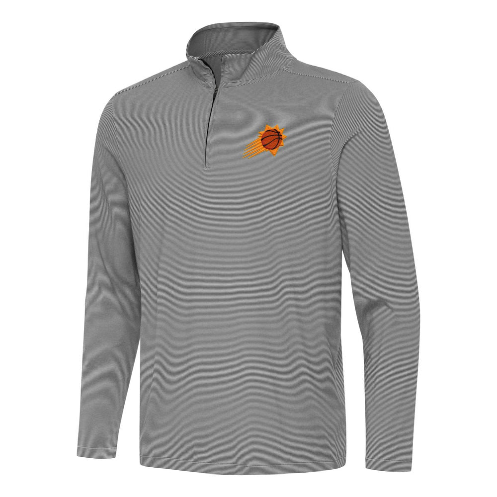 Black Phoenix Suns Antigua Twine Quarter-Zip Top | NBA