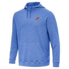 Heather Blue Oklahoma City Thunder Antigua Cloud Pullover Hoodie | NBA