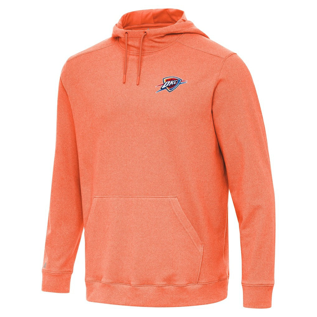Heather Orange Oklahoma City Thunder Antigua Cloud Pullover Hoodie | NBA