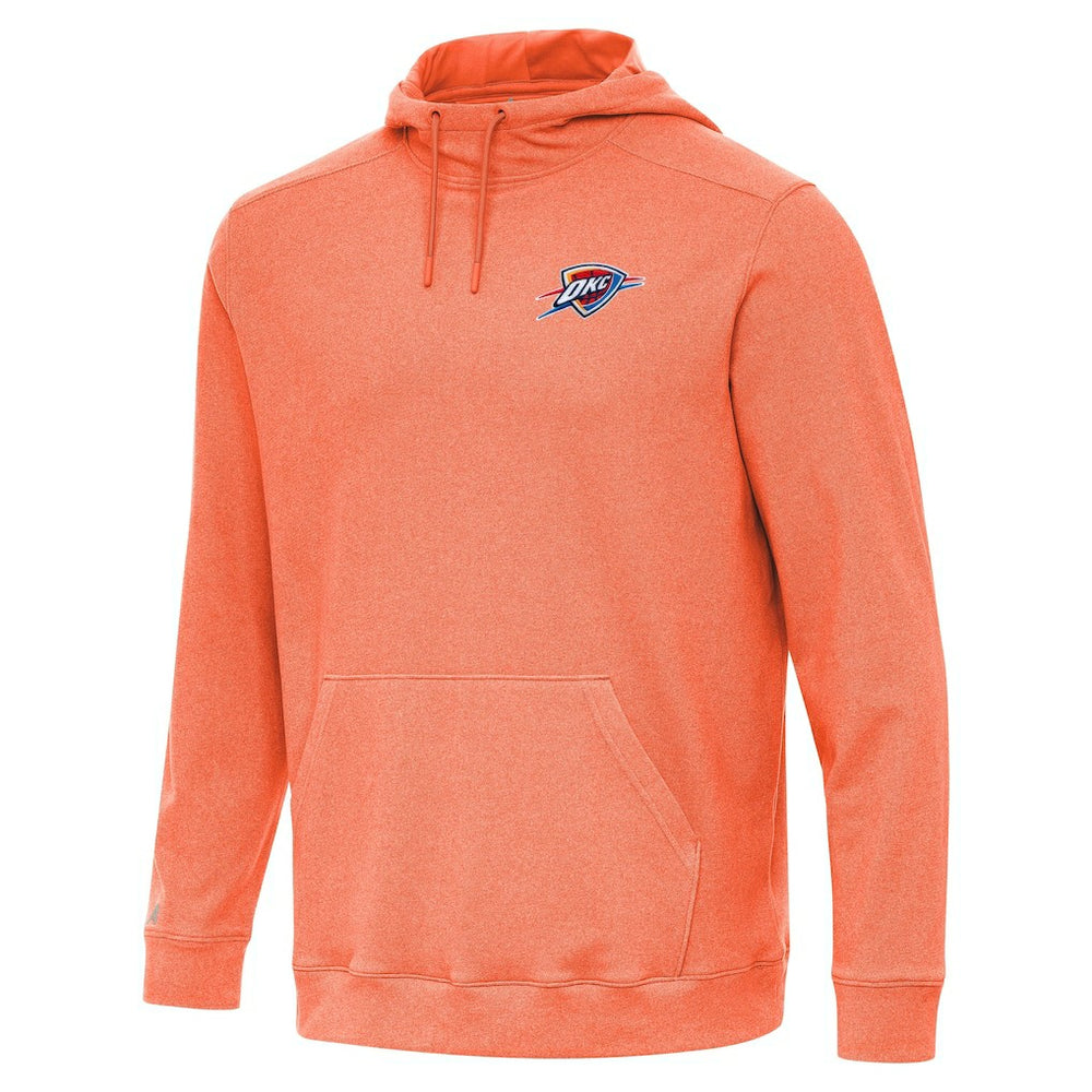 Heather Orange Oklahoma City Thunder Antigua Cloud Pullover Hoodie | NBA