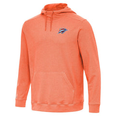 Heather Orange Oklahoma City Thunder Antigua Cloud Pullover Hoodie | NBA