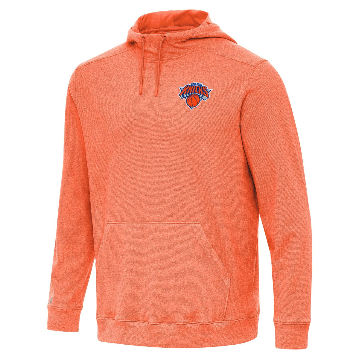 Heather Orange New York Knicks Antigua Cloud Pullover Hoodie | NBA