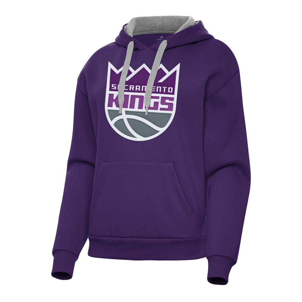 Purple Sacramento Kings Antigua Women's Victory Pullover Hoodie | NBA