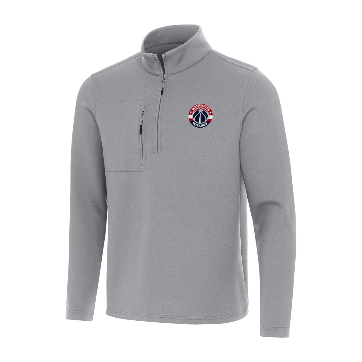 Gray Washington Wizards Antigua Insider Quarter-Zip Top | NBA