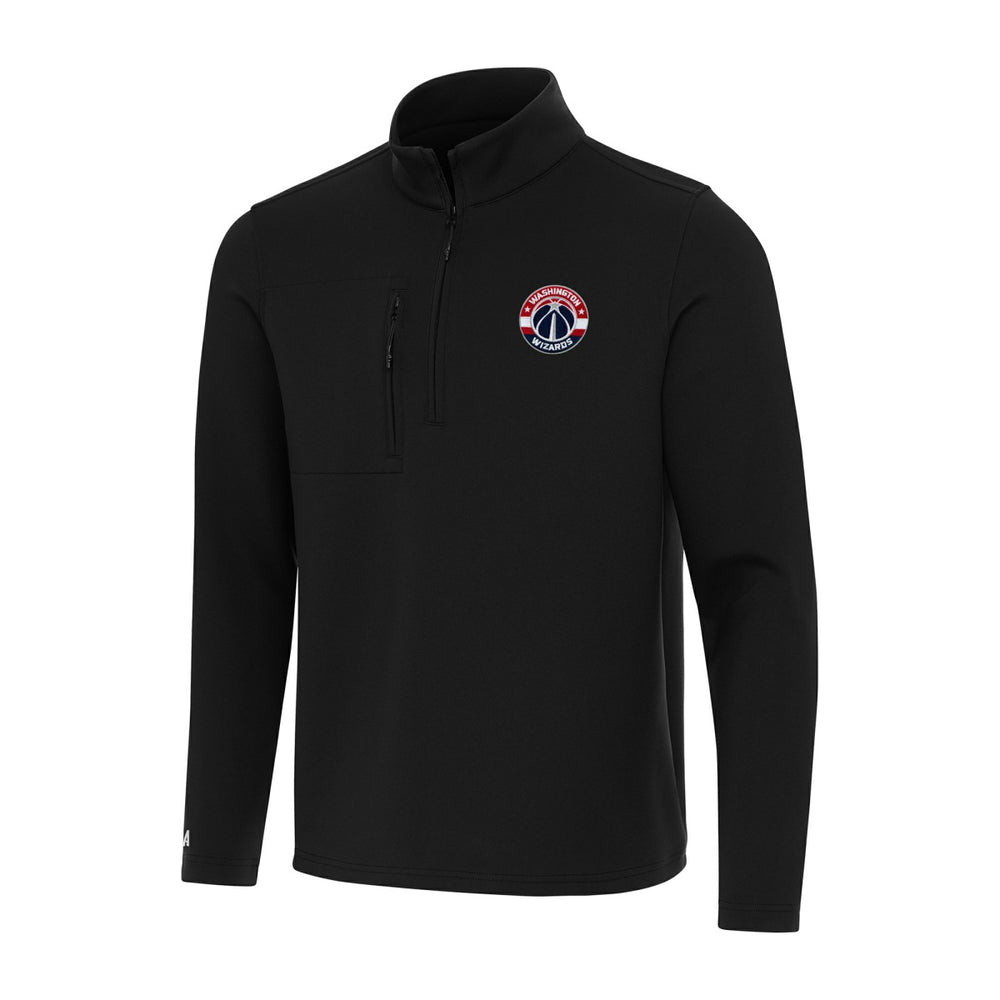 Black Washington Wizards Antigua Insider Quarter-Zip Top | NBA