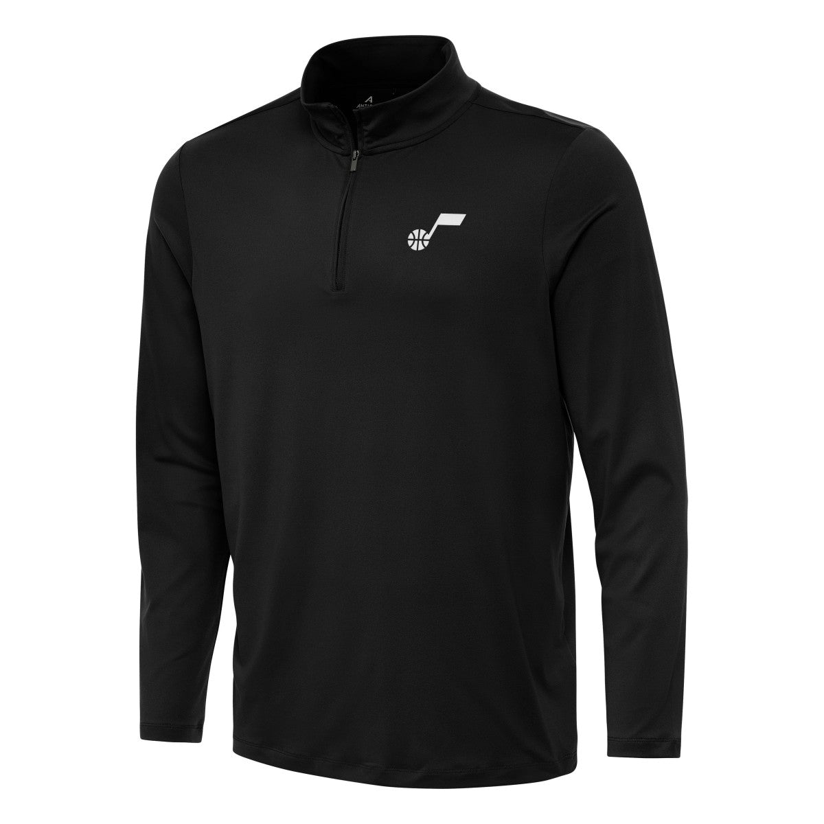 Black Utah Jazz Antigua Reprocess Quarter-Zip Top | NBA