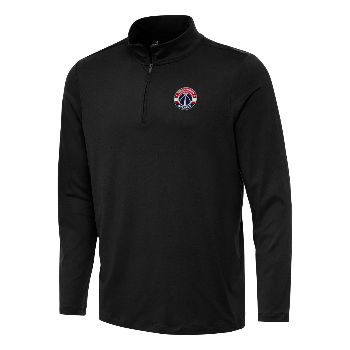 Black Washington Wizards Antigua Reprocess Quarter-Zip Top | NBA