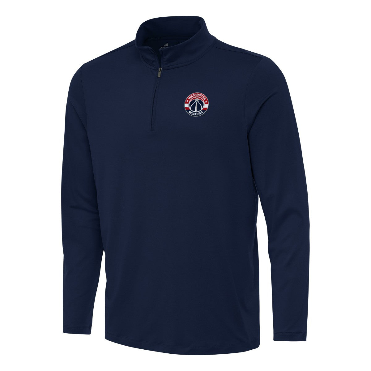 Navy Washington Wizards Antigua Reprocess Quarter-Zip Top | NBA