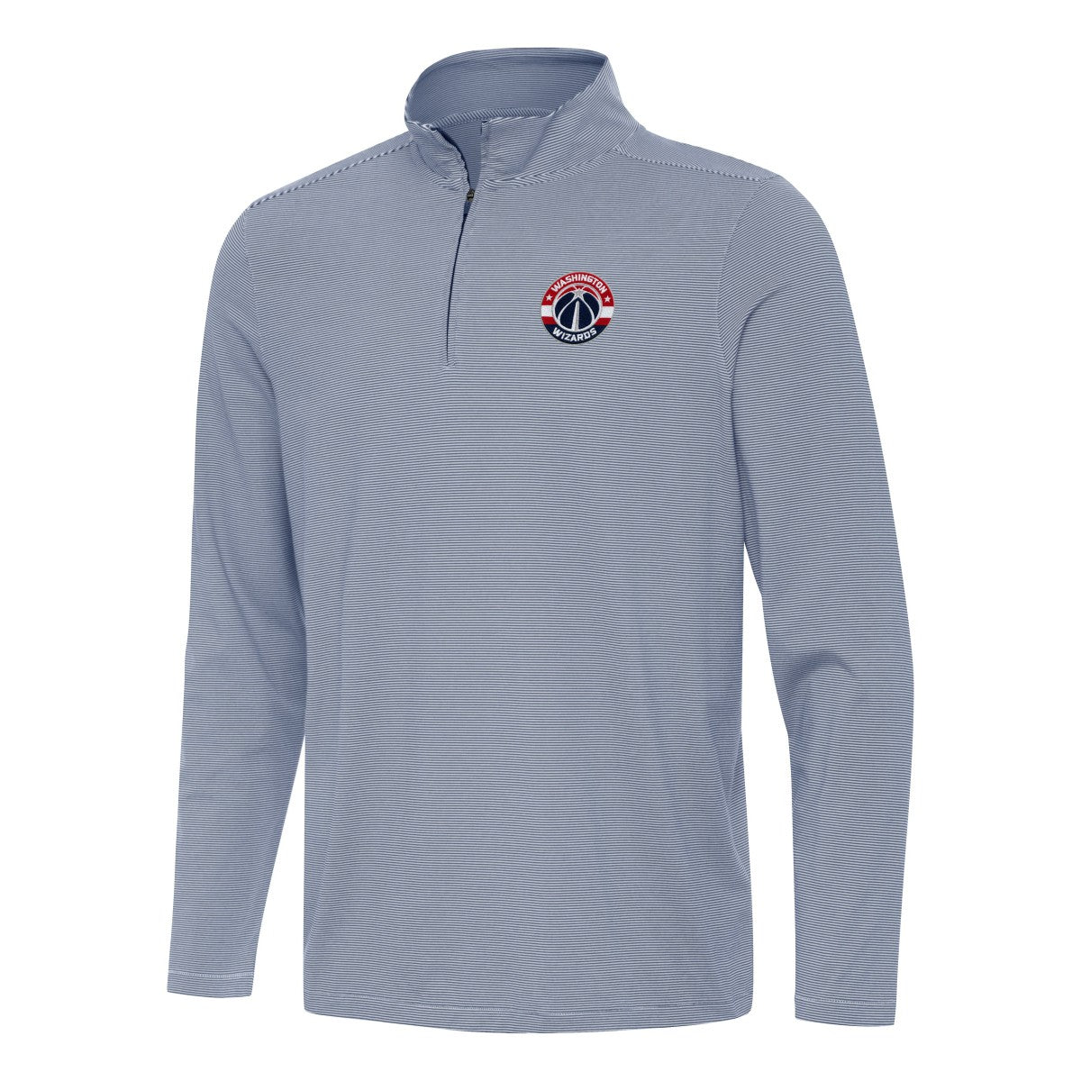 Navy Washington Wizards Antigua Twine Quarter-Zip Top | NBA