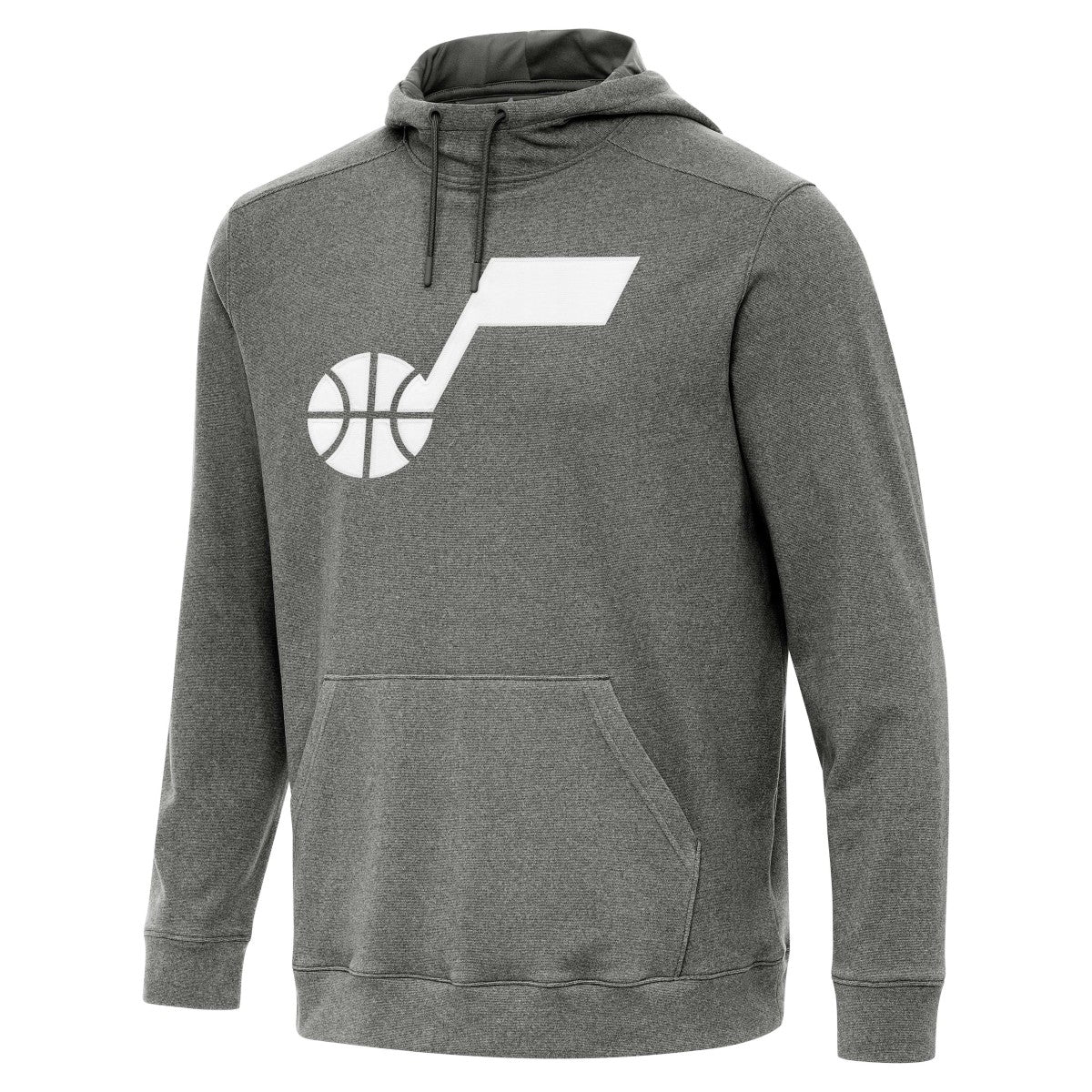 Heather Black Utah Jazz Antigua Cloud Pullover Hoodie | NBA