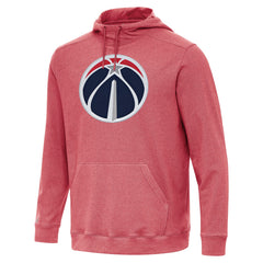 Heather Red Washington Wizards Antigua Cloud Pullover Hoodie | NBA