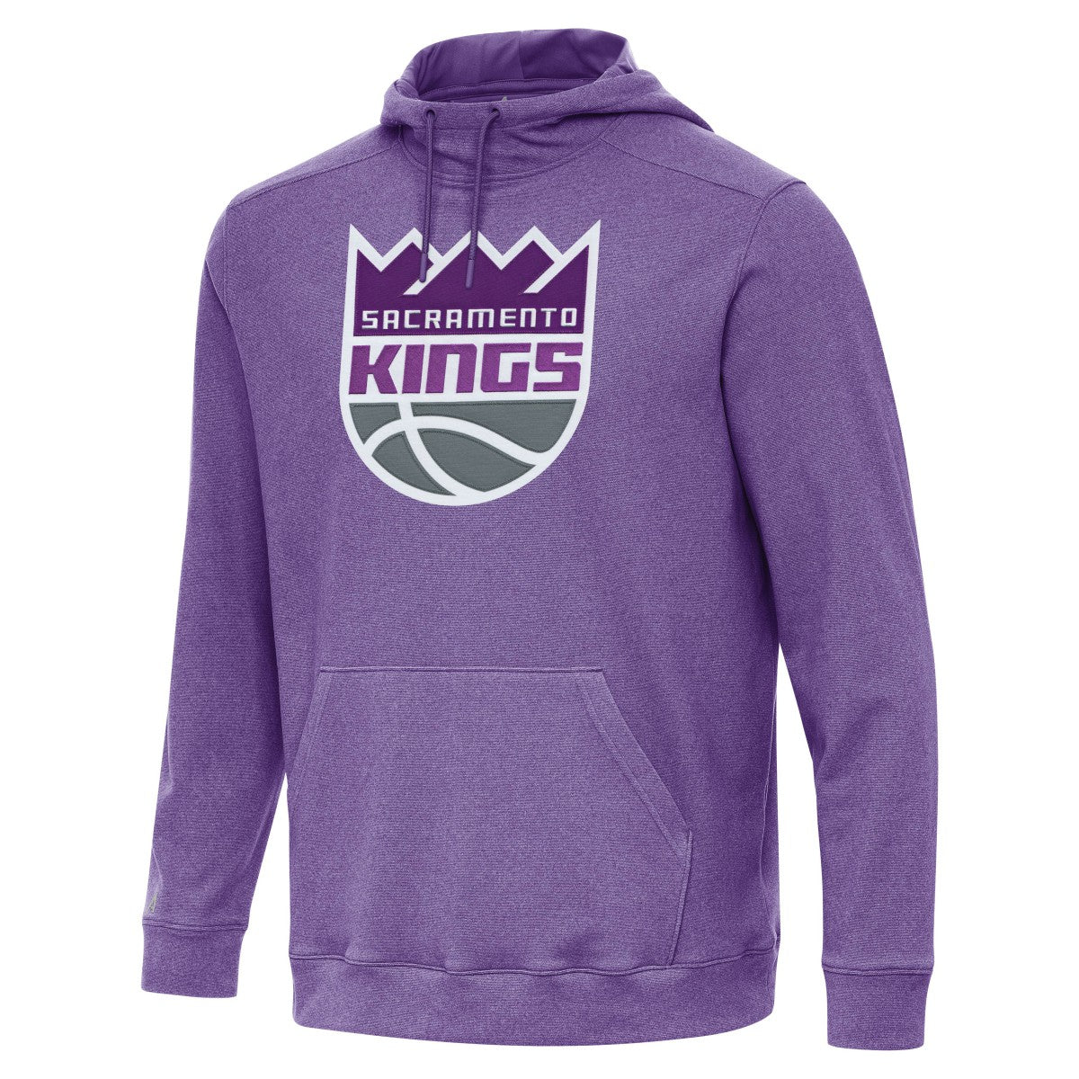 Heather Purple Sacramento Kings Antigua Cloud Pullover Hoodie | NBA