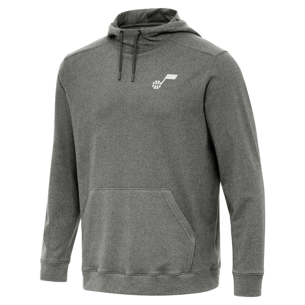 Heather Black Utah Jazz Antigua Cloud Pullover Hoodie | NBA
