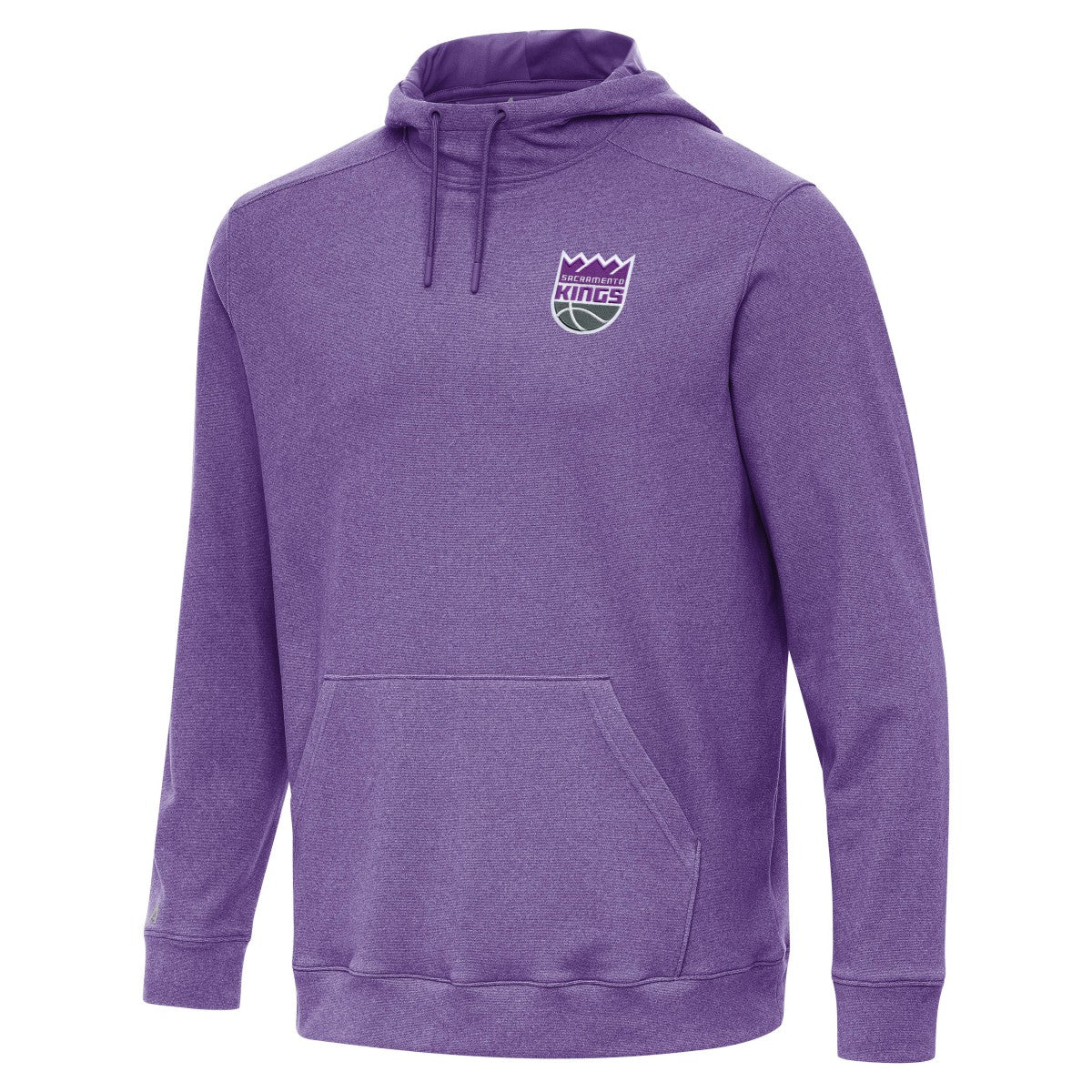 Heather Purple Sacramento Kings Antigua Cloud Pullover Hoodie | NBA