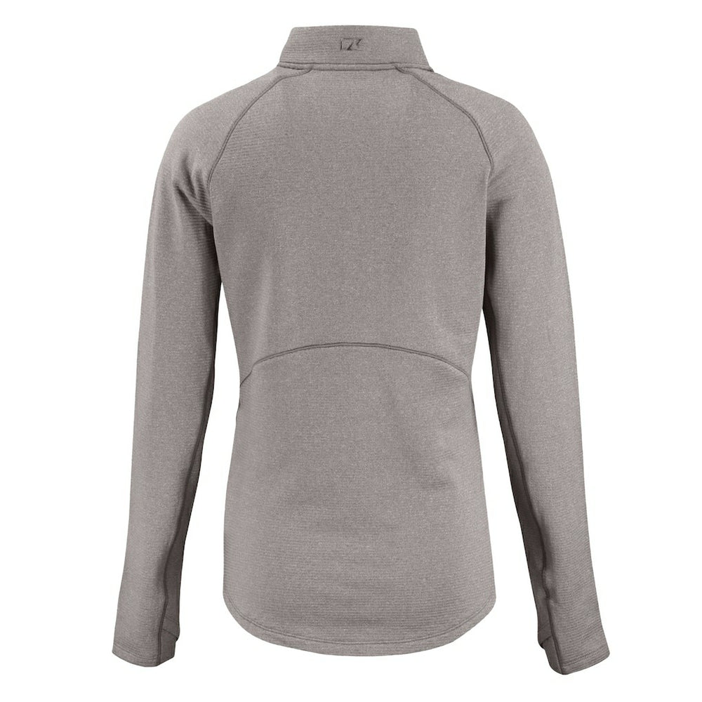 Cleveland Browns Cutter & Buck Women's Peshastin Eco Fleece Recycled Half-Zip Pullover Top | NFL Sale