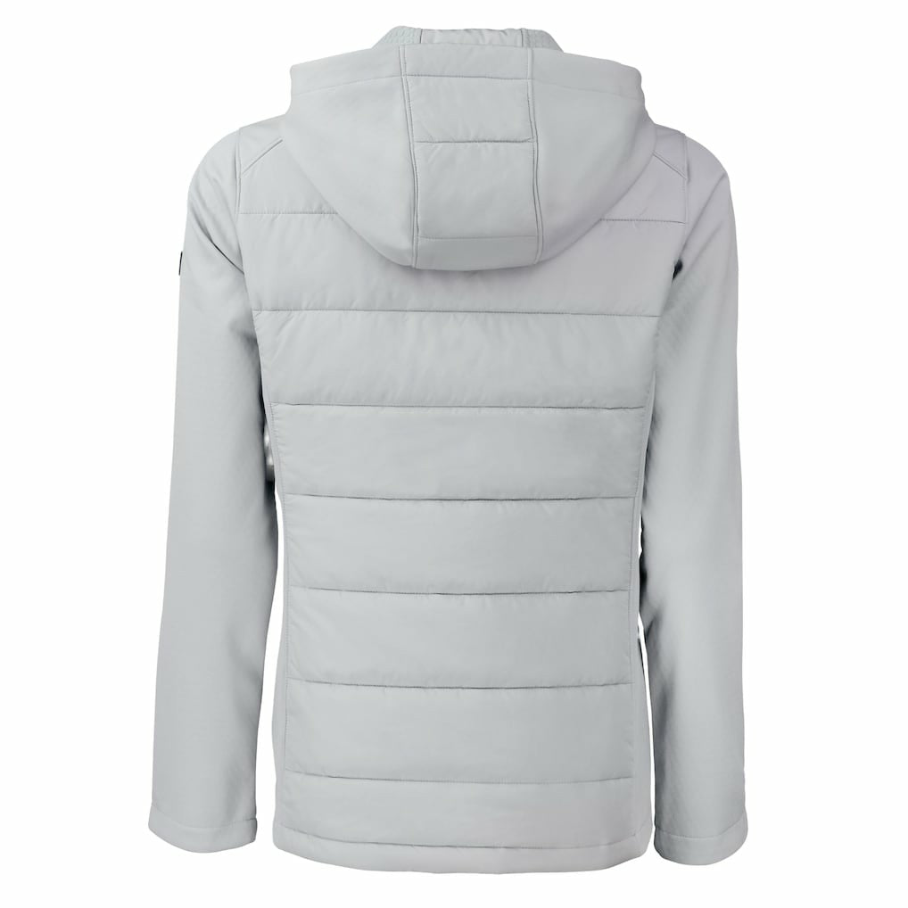 Cleveland Browns Cutter & Buck Women's Evoke Hybrid Eco Softshell Recycled Full-Zip Hooded Jacket | NFL On sale