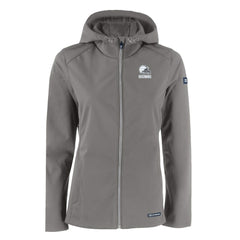 Cleveland Browns Cutter & Buck Women's Evoke Eco Softshell Recycled Full-Zip Hoodie Jacket | NFL Online