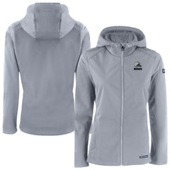 Cleveland Browns Cutter & Buck Women's Evoke Eco Softshell Recycled Full-Zip Hoodie Jacket | NFL New
