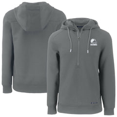 Cleveland Browns Cutter & Buck Roam Eco Recycled Half-Zip Pullover Hoodie | NFL Discount