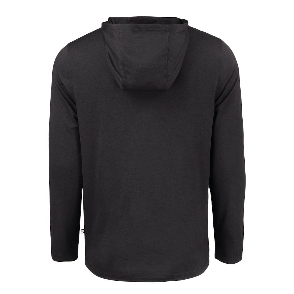 Cleveland Browns Cutter & Buck Coastline Epic Comfort Eco Recycled Long Sleeve Hooded T-Shirt | NFL Online