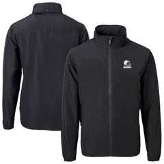 Cleveland Browns Cutter & Buck Charter Eco Recycled Full-Zip Hoodie Jacket | NFL Discount