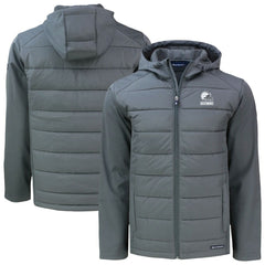 Cleveland Browns Cutter & Buck Evoke Hybrid Eco Softshell Recycled Full-Zip Hooded Jacket | NFL Outlet