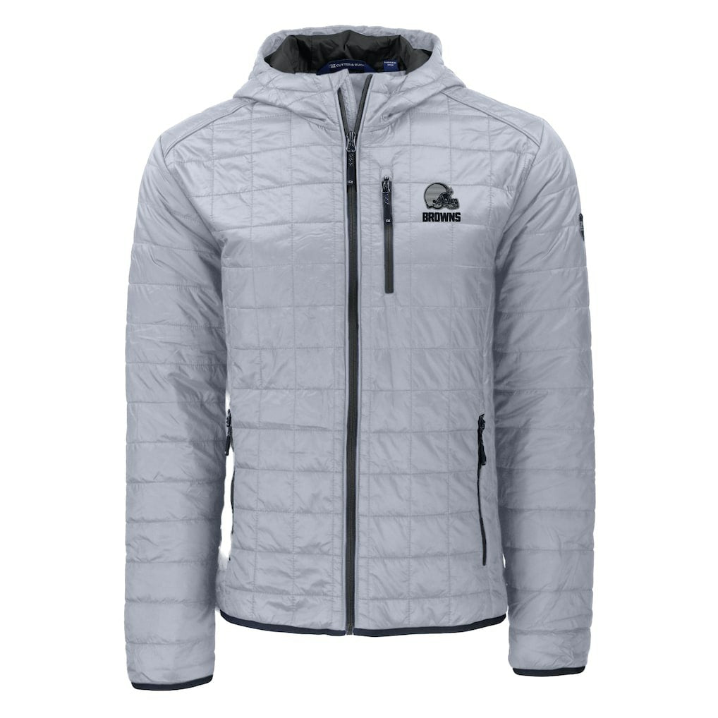 Cleveland Browns Cutter & Buck Rainier Primaloft Eco Full-Zip Hooded Jacket | NFL Online