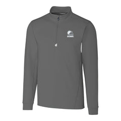 Cleveland Browns Cutter & Buck Big & Tall Traverse Stretch Eco Quarter-Zip Pullover Top | NFL US