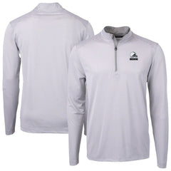 Cleveland Browns Cutter & Buck Big & Tall Virtue Eco Pique Micro Stripe Recycled Quarter-Zip Pullover Top | NFL Near me