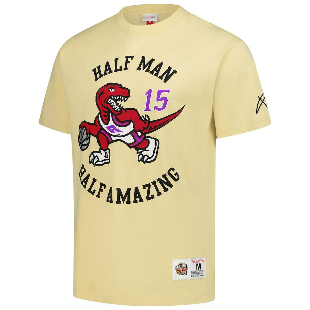 Cream Vince Carter Toronto Raptors Premium T-Shirt | NBA