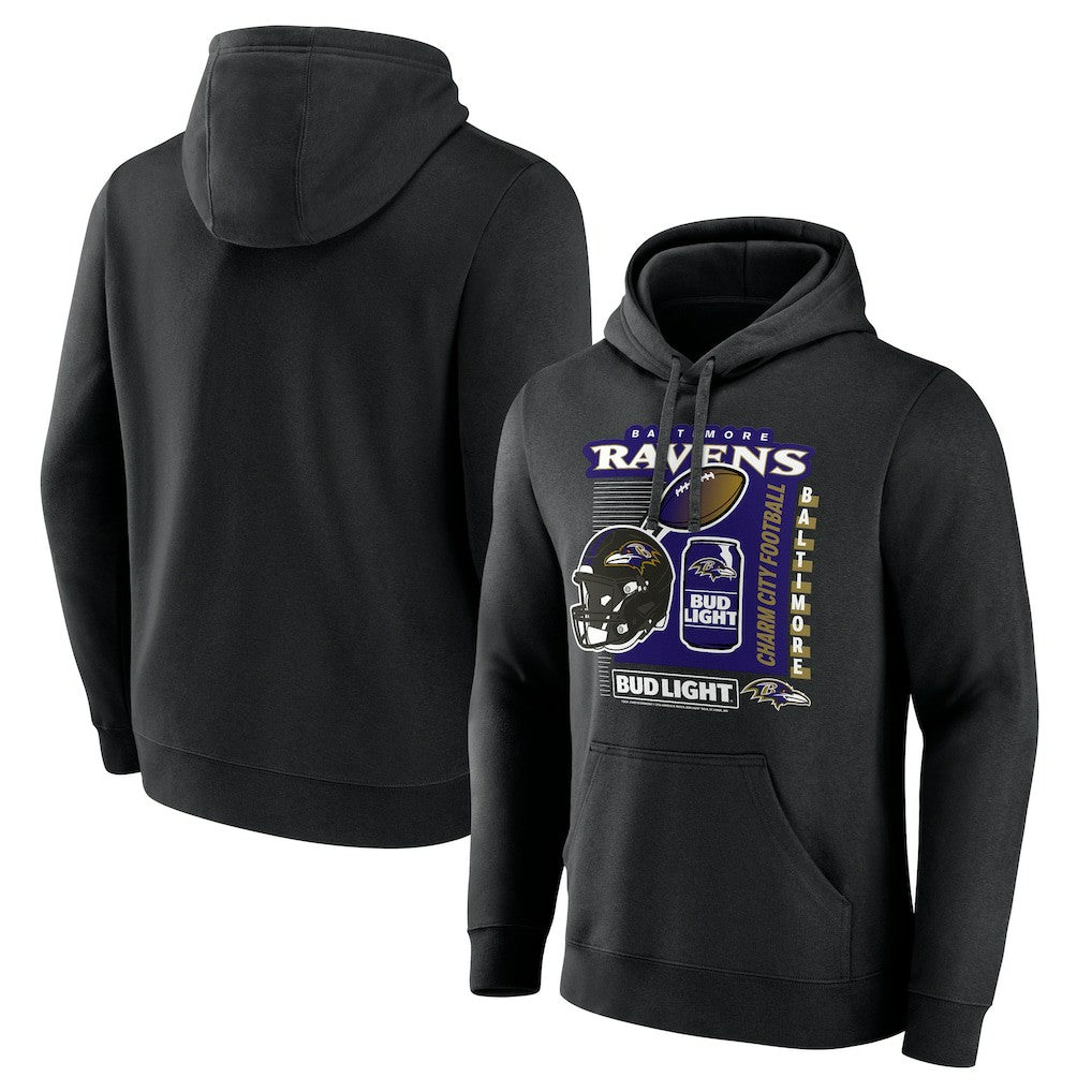 Baltimore Ravens Bud Light Pullover Hoodie | NFL Outlet