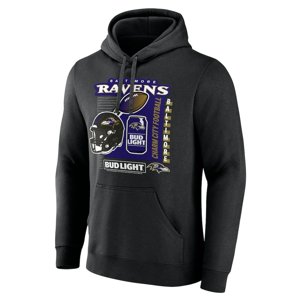 Baltimore Ravens Bud Light Pullover Hoodie | NFL Outlet