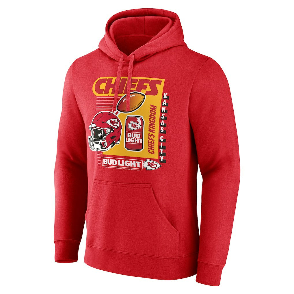 Kansas City Chiefs Bud Light Pullover Hoodie | NFL Outlet