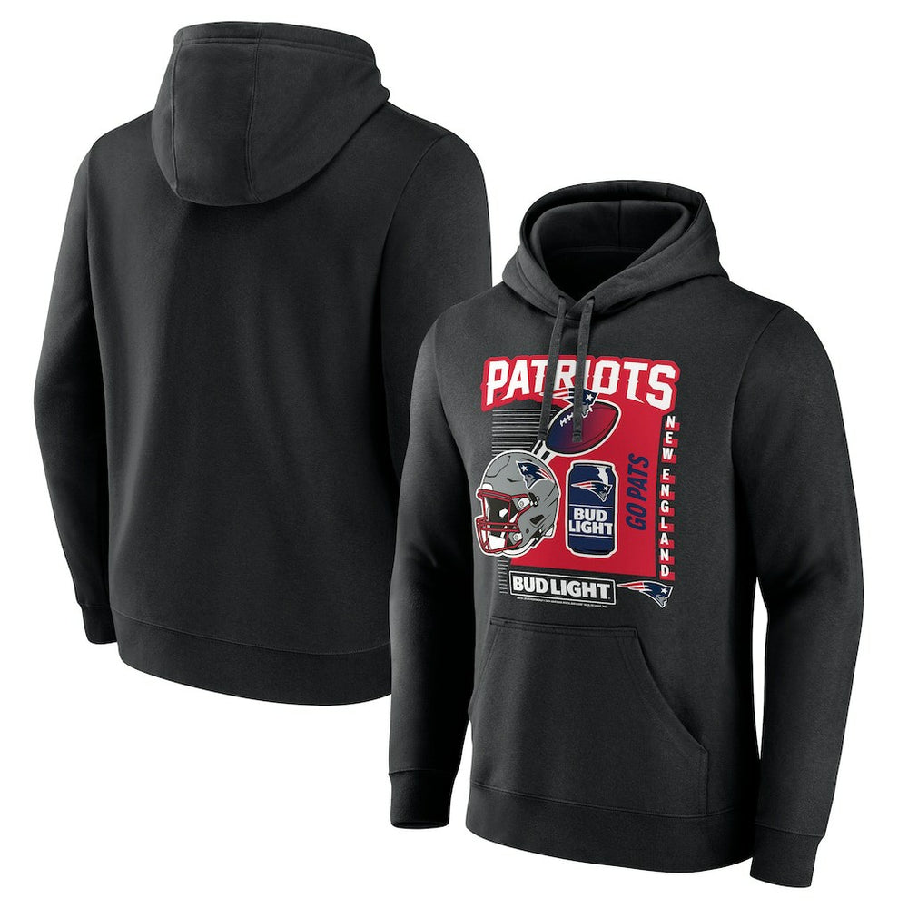 New England Patriots Bud Light Pullover Hoodie | NFL Sale