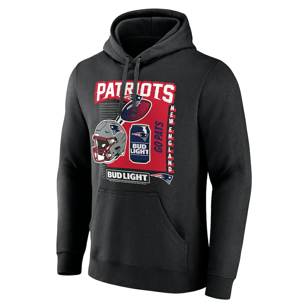 New England Patriots Bud Light Pullover Hoodie | NFL Sale