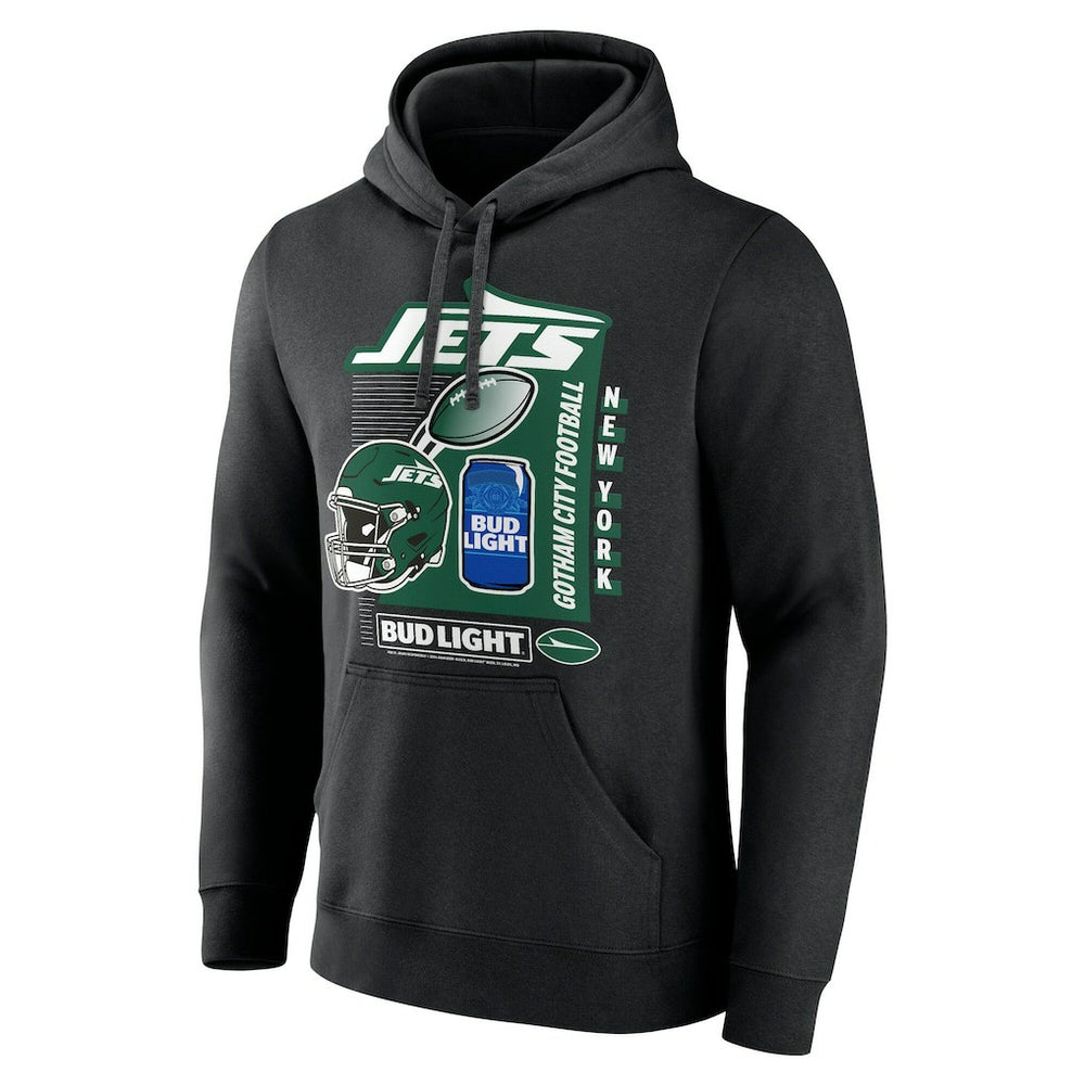 New York Jets Bud Light Pullover Hoodie | NFL New