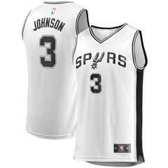 White Keldon Johnson San Antonio Spurs Fast Break Association Jersey | NBA