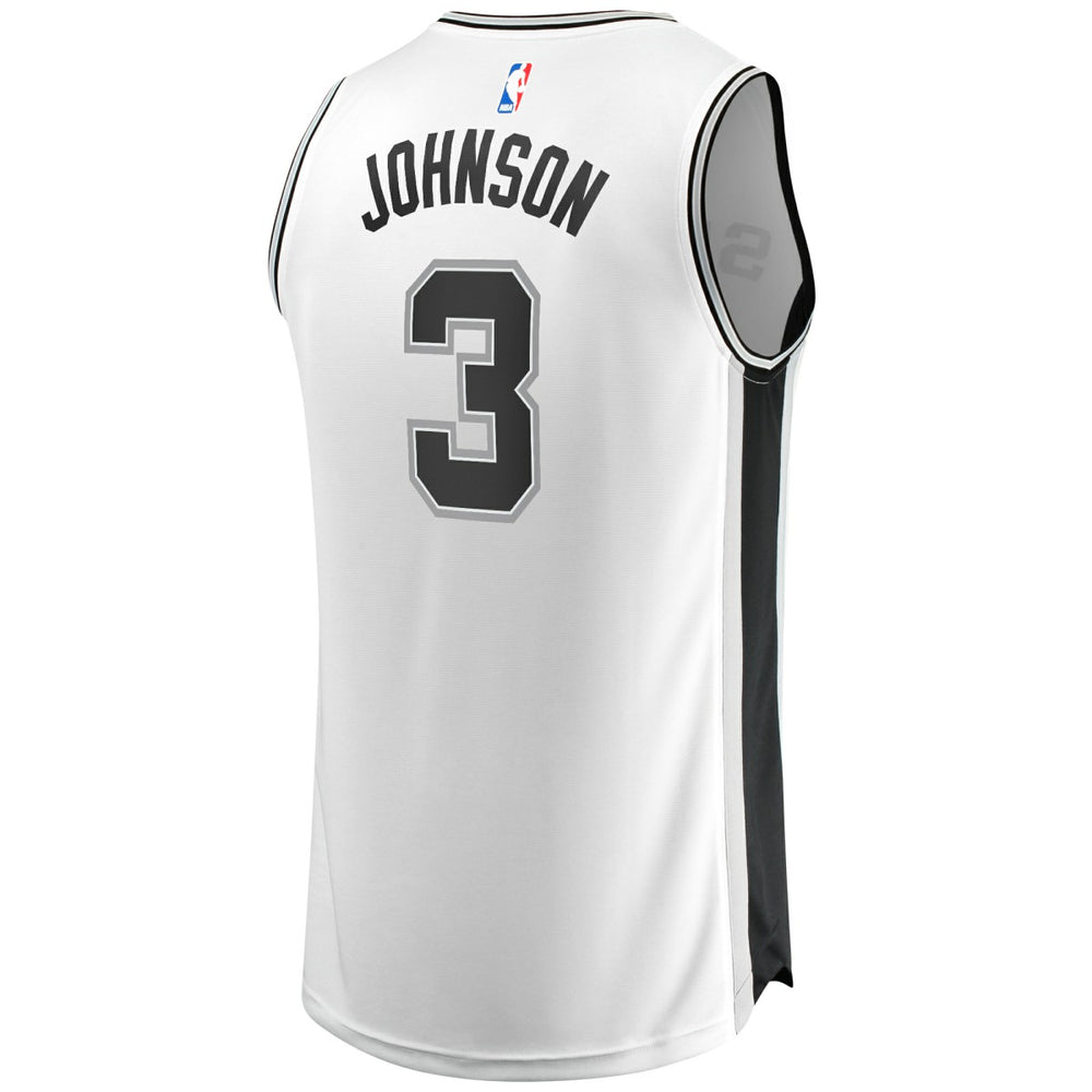 White Keldon Johnson San Antonio Spurs Fast Break Association Jersey | NBA