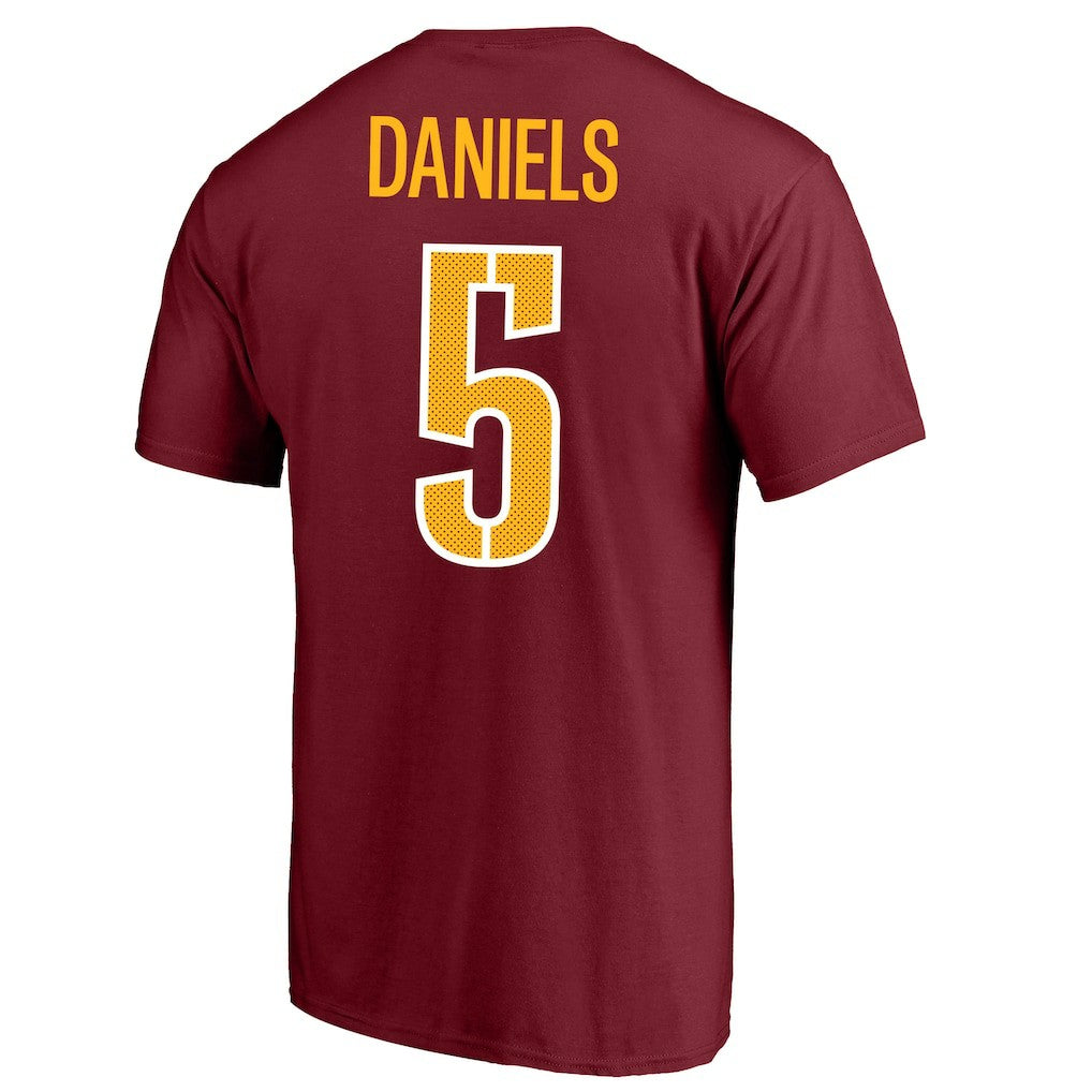 Washington Commanders Jayden Daniels  Big & Tall Player Name & Number T-Shirt | NFL Sale