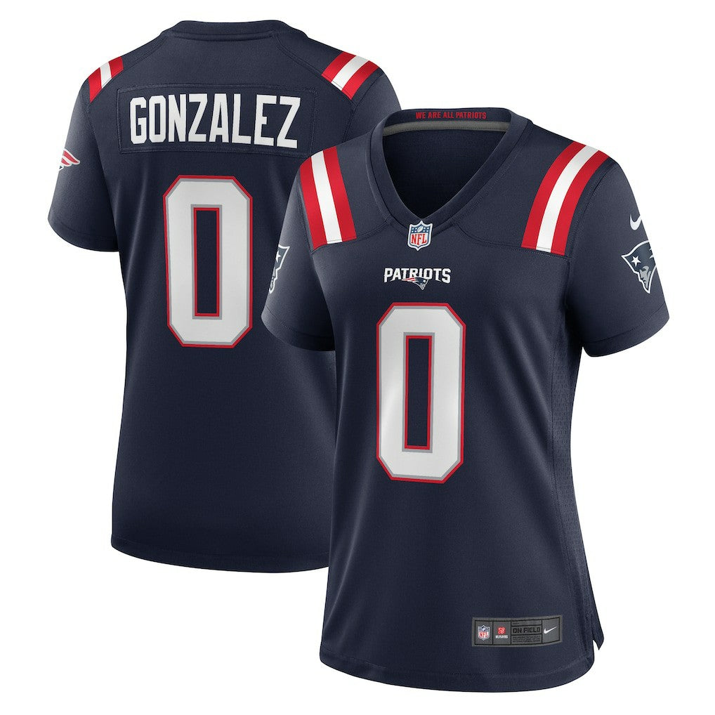 New England Patriots Christian Gonzalez  Women's Team Game Jersey | NFL New