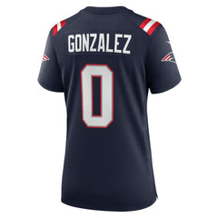 New England Patriots Christian Gonzalez  Women's Team Game Jersey | NFL New