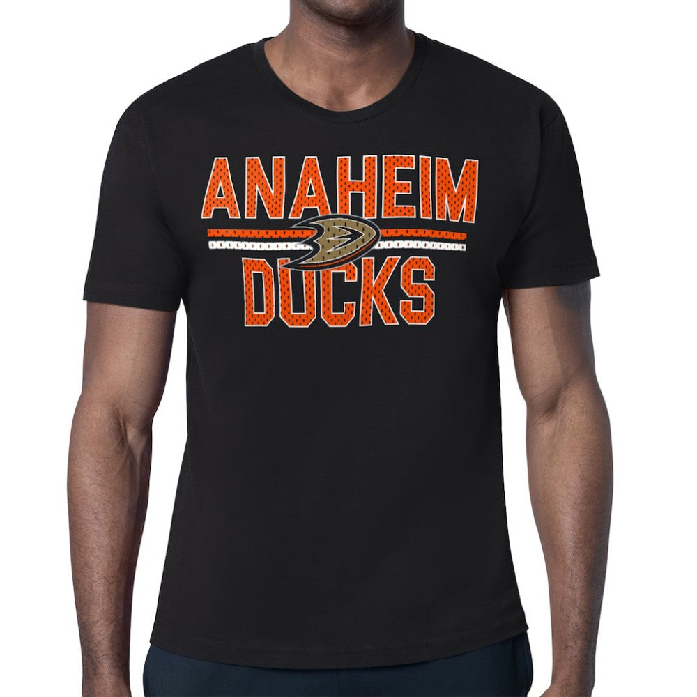 Anaheim Ducks Starter Mesh Look Team Name T-Shirt -  NHL T-shirts